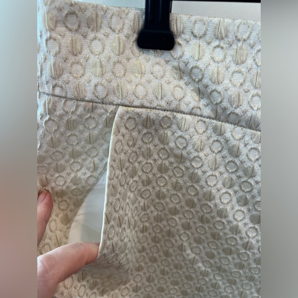 Lilly Pulitzer MAKENNA COCKTAIL SHORT GOLD METALLIC DOTTED JACQUARD - Picture 5 of 16